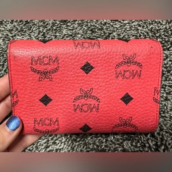 MCM trifold wallet